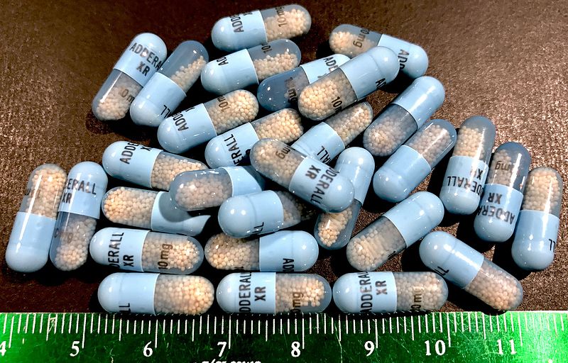 An image of prescription pills, for a post about safely disposing of unused medication.