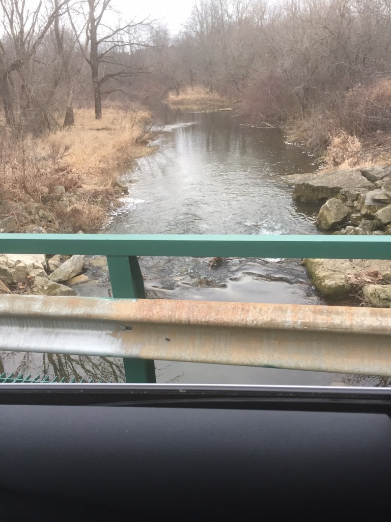 Little Lehigh Creek at Wild Cherry Bridge - January 4, 2017